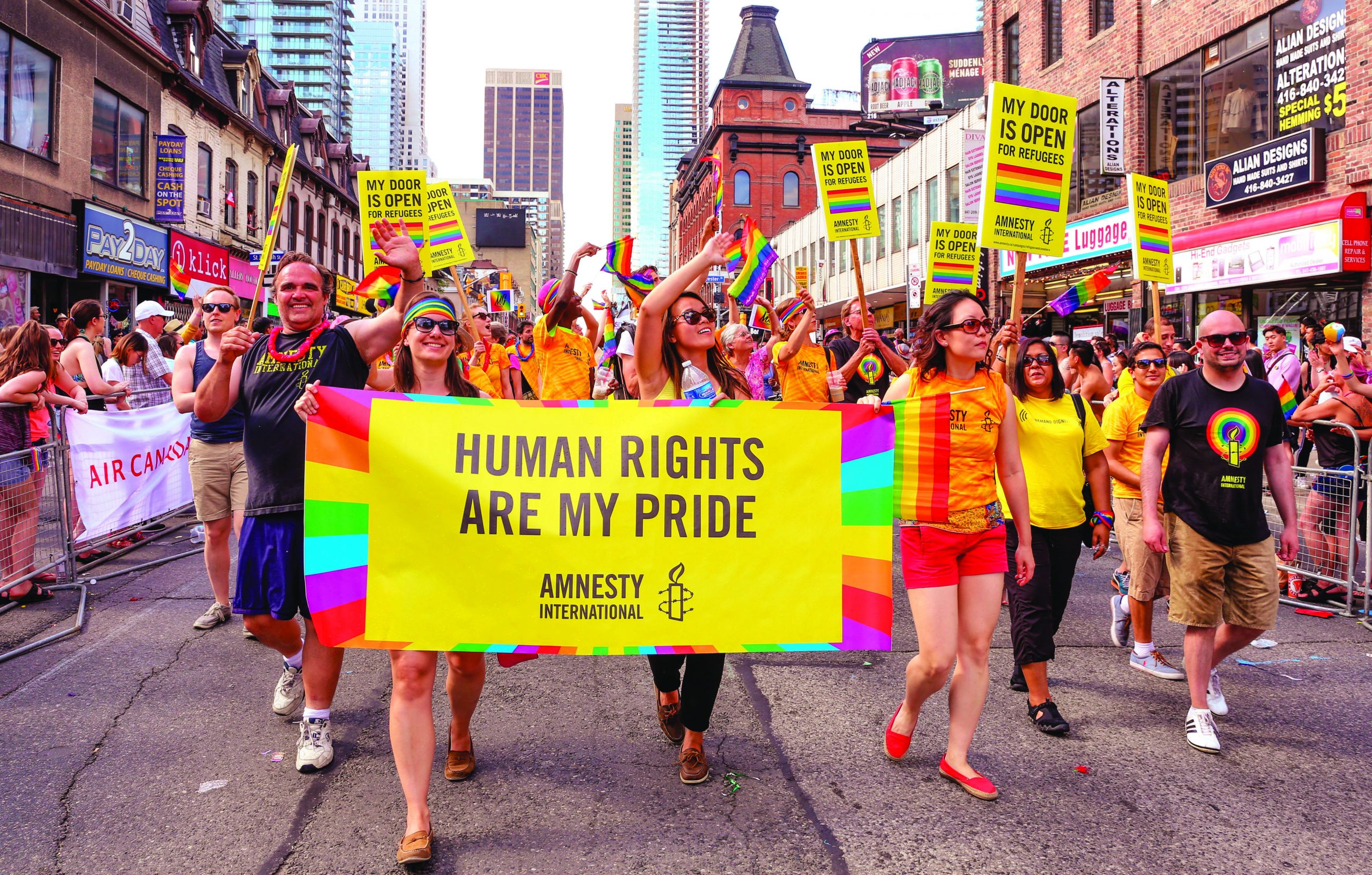 Amnesty Internation at Toronto Pride