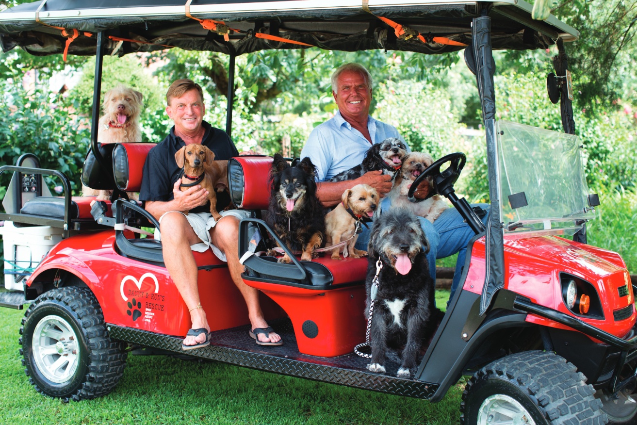 Danny and Ron with their rescues