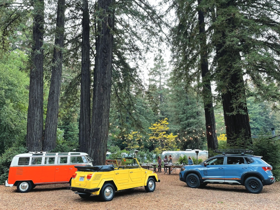 VWs at Autocamp Russian River | Photo by Keith Langston