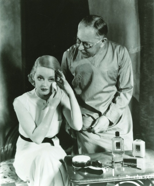Bette Davis and Max Factor COURTESY The Hollywood Museum