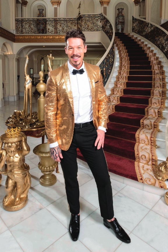 David Bromstad Gold Jacket