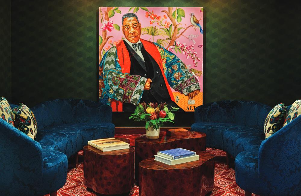 (Portrait of Andre Leon Talley in The Graduate Lobby (Photo by: Christian Horan Photography)by: Christian Horan Photography)