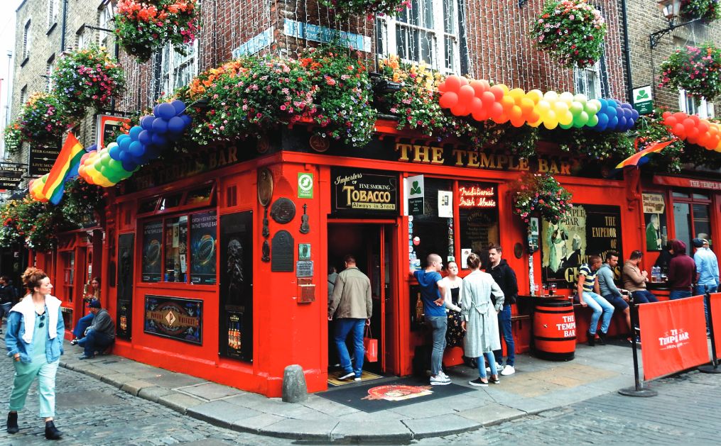 The Temple Bar Celebrates Pride by Dirk Hudson