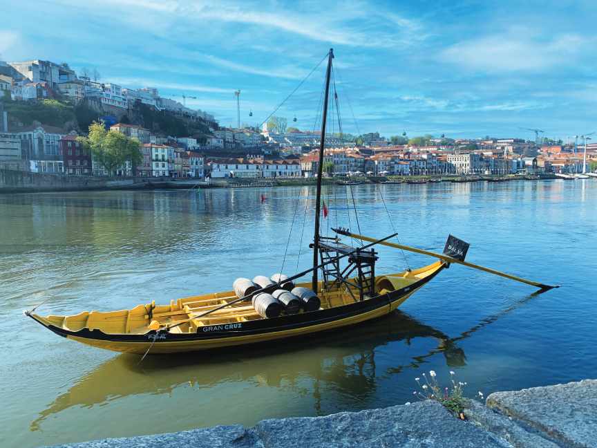 Rabelo boat on the Douro River (Photo Credit Arthur Wooten)