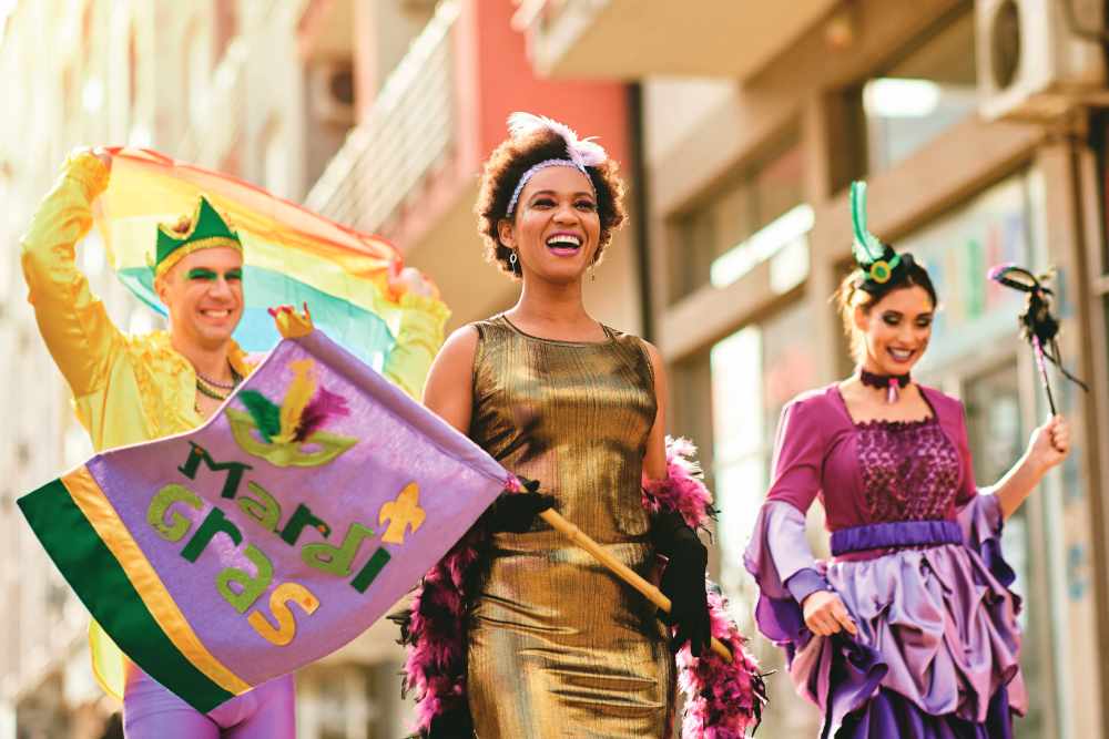 Celebrating Mardi Gras (Photo by Drazen Zigic)