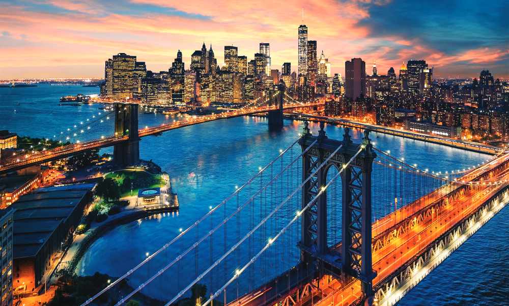 Manhattan and Brooklyn Bridges (Photo by IM Photo)