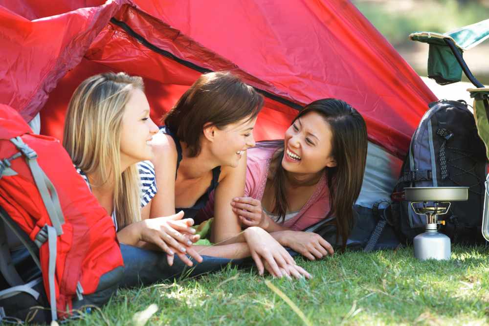 Women Camping (Photo by Monkey Business Images)