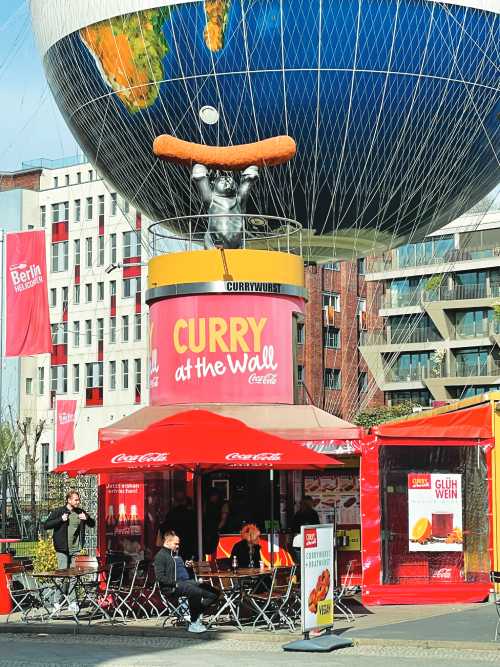 Curry Wurst Vendor (Photo by Jim Gladstone)