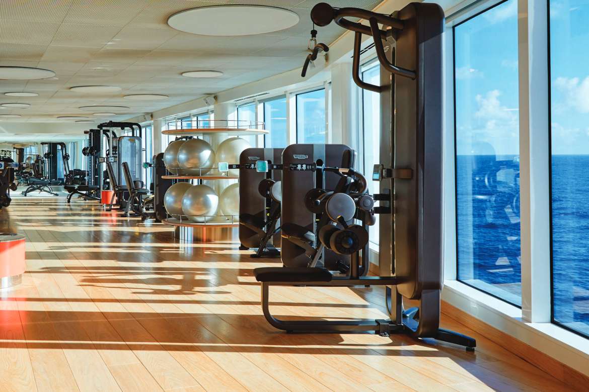 B-Complex, a gym with a view (Photos courtesy of Virgin Voyages)