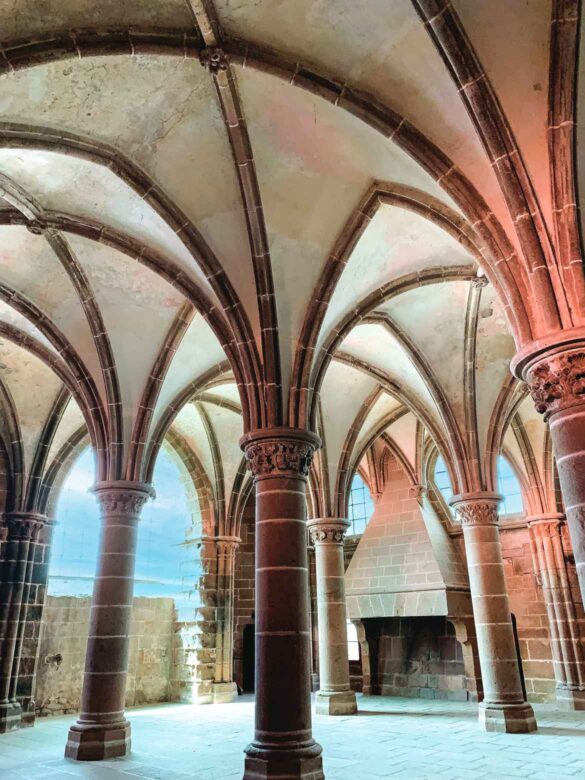 Inside the Abbey at Mont Saint Michel (Photo by Arthur Wooten)