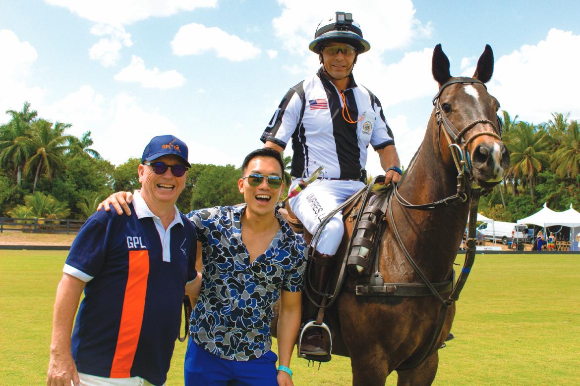 Barry + Chip + Polo Player Polo Team (Photo by Teraj Allen)