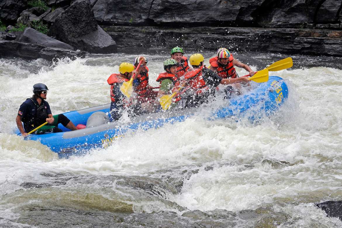 Rafting on the Black River in the Thousand Island