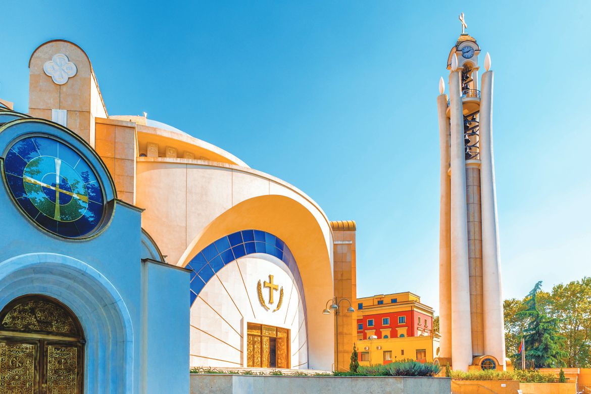 Muslim mosque in Tirana, the capital of Albania (Photo by Anton Ivanov)