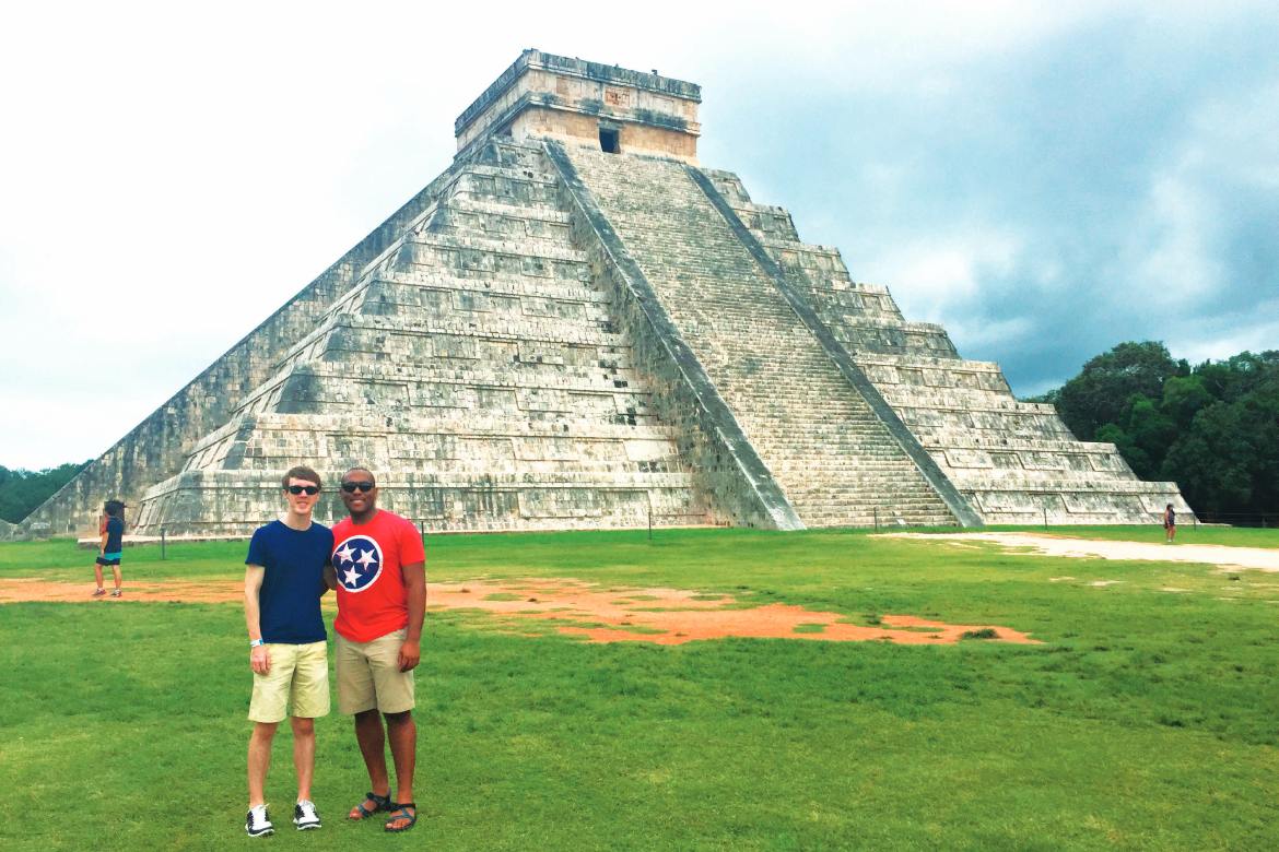 Trent Brock and Jamil Price on First International Trip in Cancun Mexico (Photos Courtesy of Trent & Jamil}
