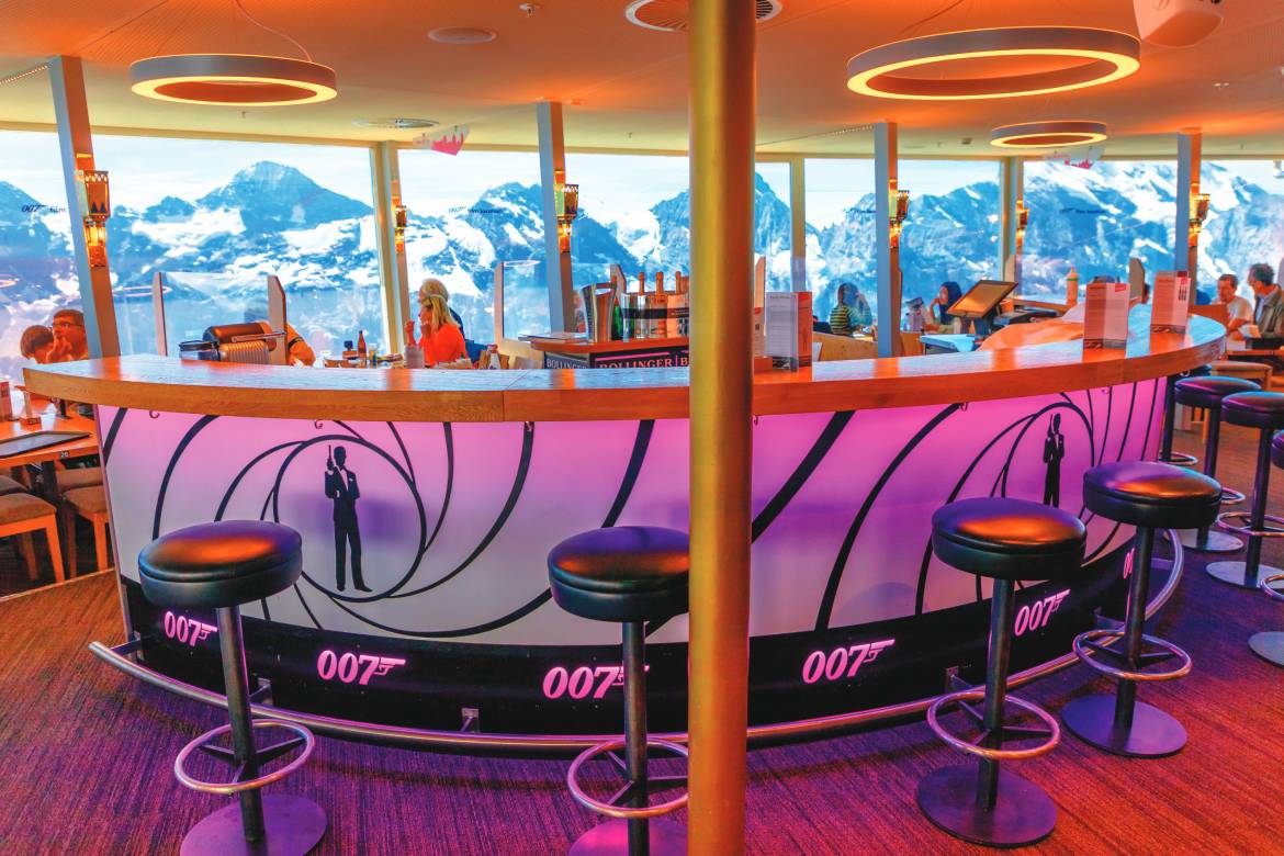 007 Bar at Piz Gloria (Photo by Photo by Benny Marty)