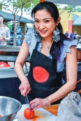 Chef Kristina Zhao, DASHI Chinese Bar + Kitchen at 2023 Paella Challenge (Photo by Jon Alonzo)