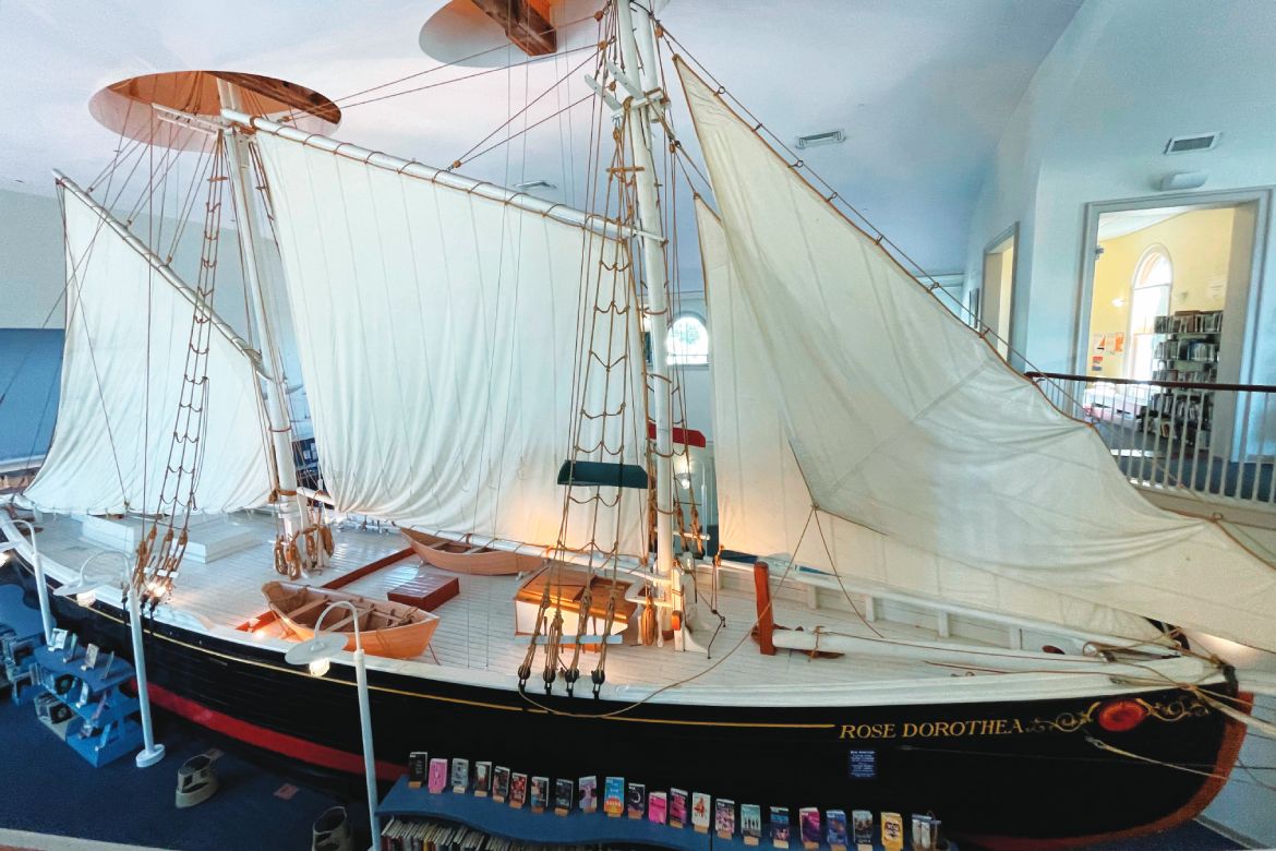 The Rose Dorothea Schooner Provincetown Library (Photo by Ptown Tourism)