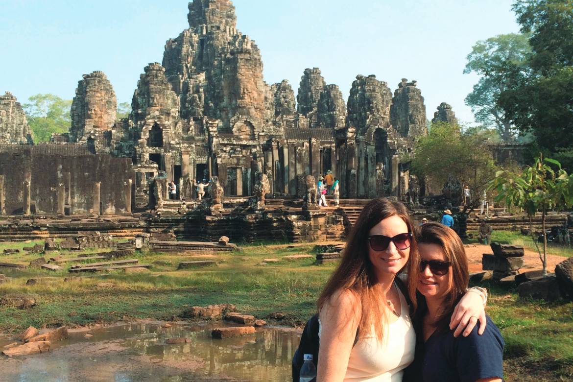 Honeymoon in Cambodia (Photo courtesy of The Abby Family)