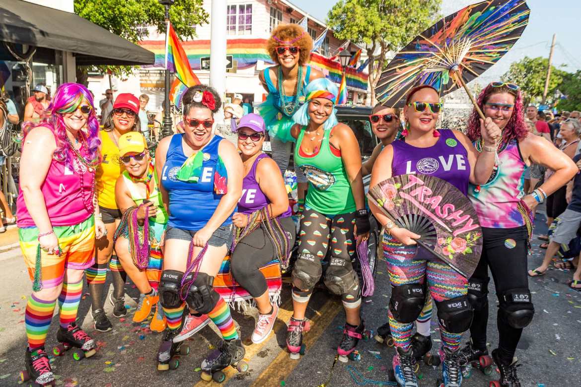 Celebrating Pride In Key West (Photo courtesy of Fla-Keys)