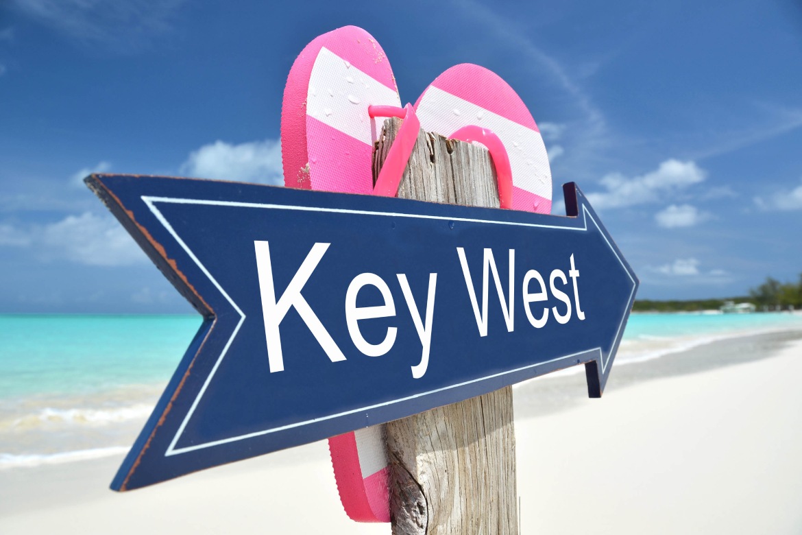 Escape Plan Key West, Florida. Key West Sign (Photo by Pincasso)