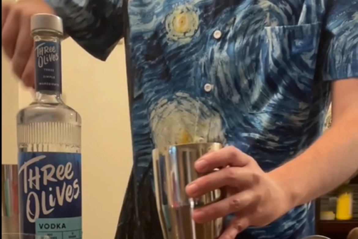 Three Olives Raspberry Vodka (video by Christopher)
