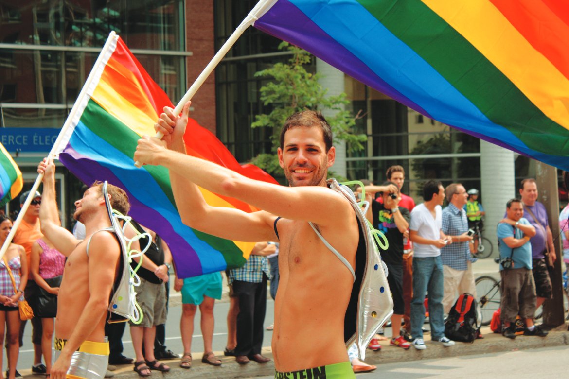 Celebrating Pride in Montreal (Photo by Katstudio)