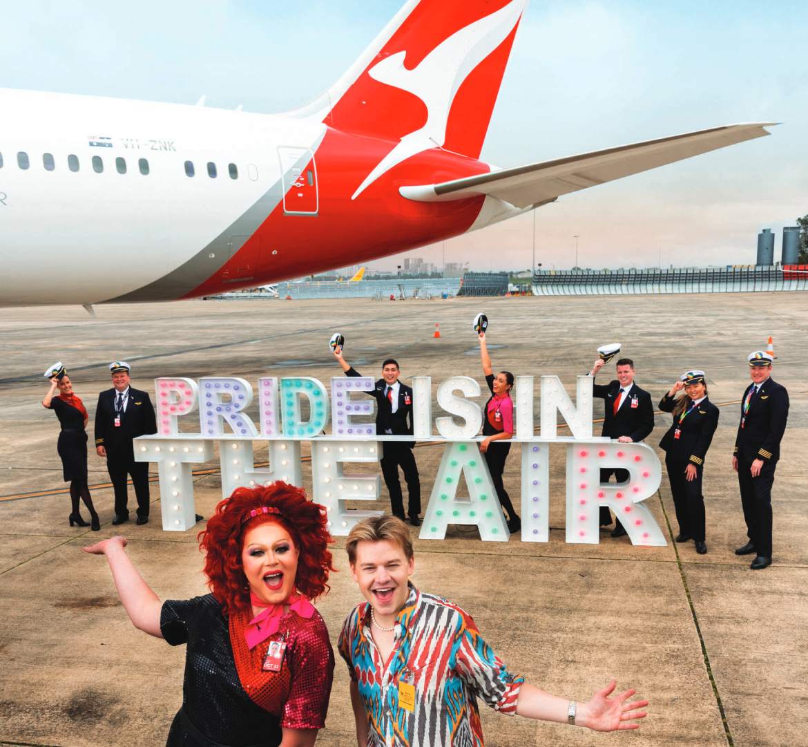 Qantas Pride Flight (Photo by Courtesy of Qantas)
