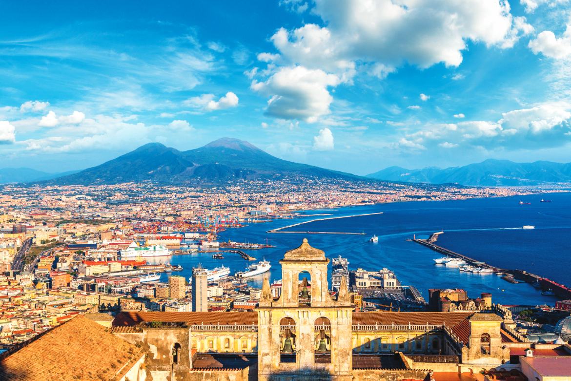 Naples and Mount Vesuvius (photo by Sergii Figurnyi)