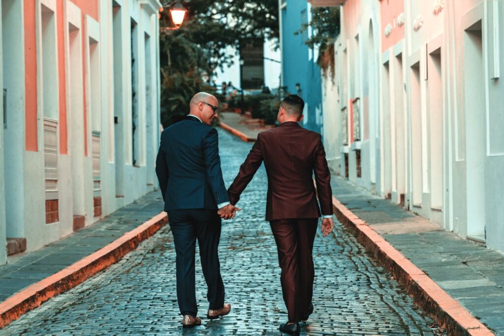 Gay couple in Old San Juan (Photo by Discover Puerto Rico)