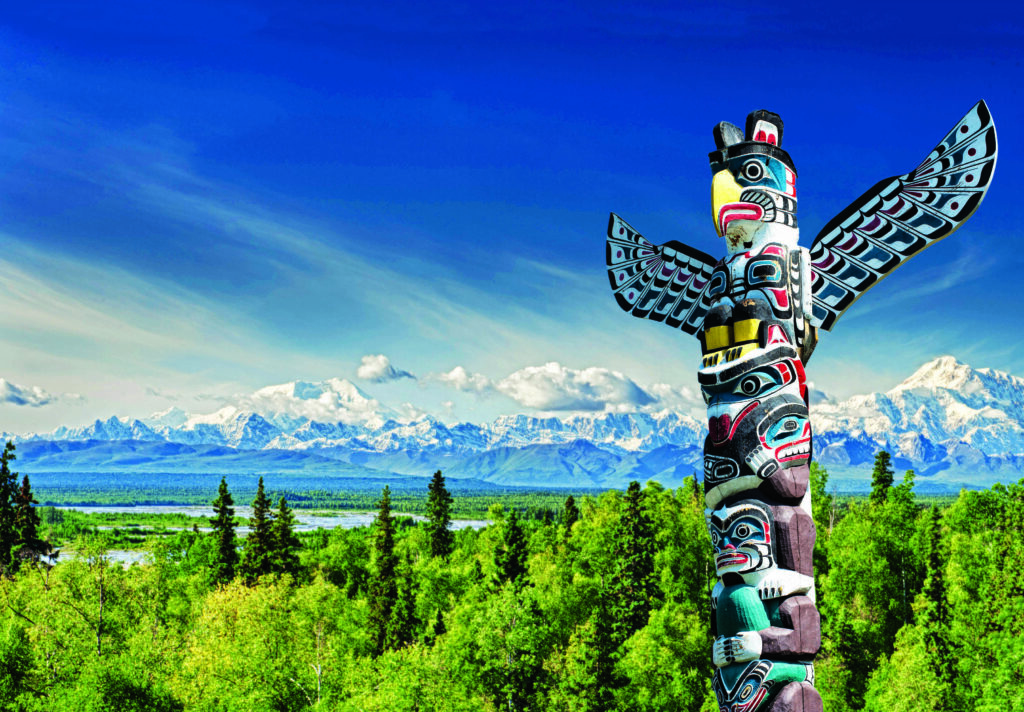 Alaskan Totem Pole (Photo by Andrea Izzotti)