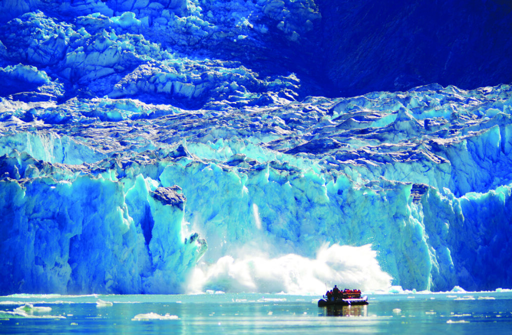 Calving Glacier (Photo Courtesy of Alaskan Dream Cruises)