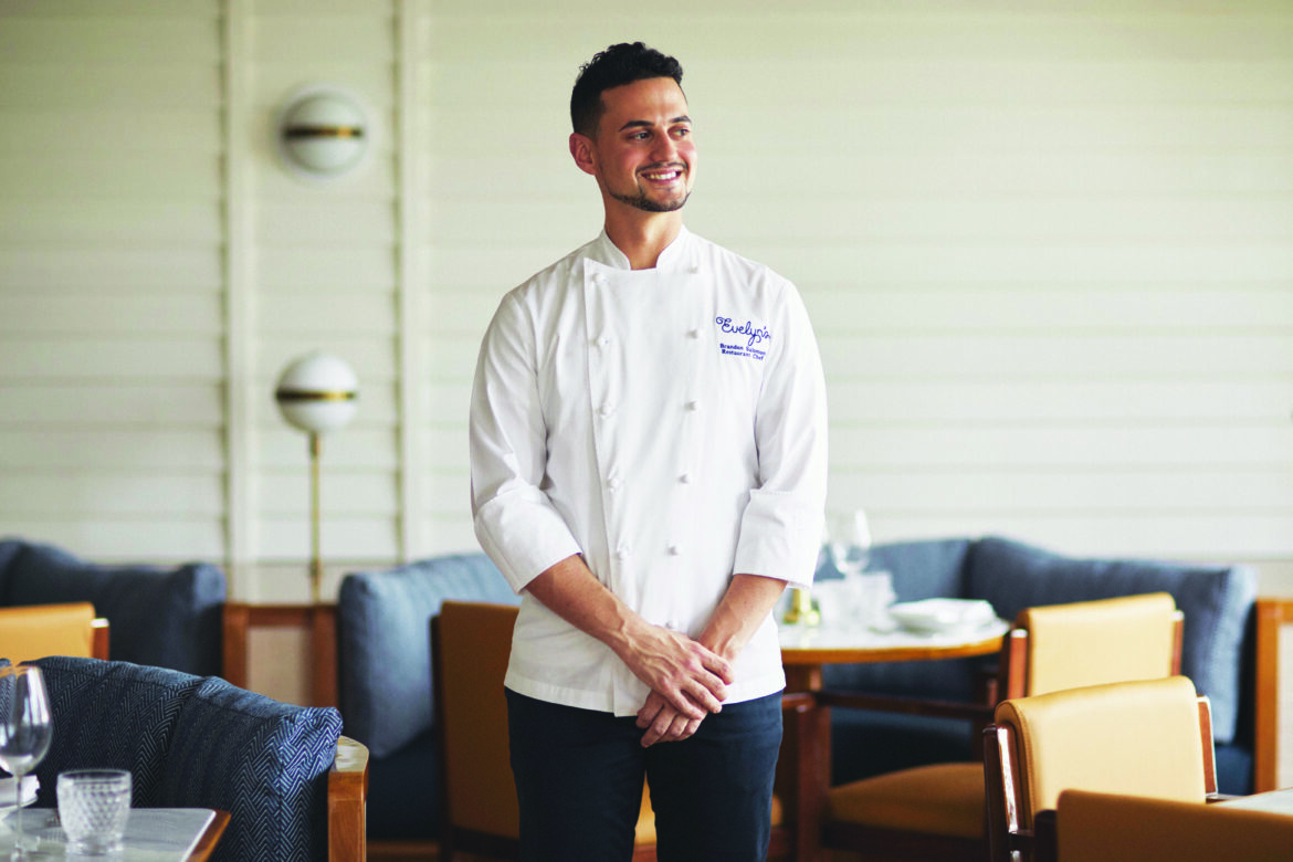 Chef Brandon Salomon is at the helm of Evelyn’s Fort Lauderdale at the Four Seasons Hotel and Residences. (Photo by Rich Stapleton)