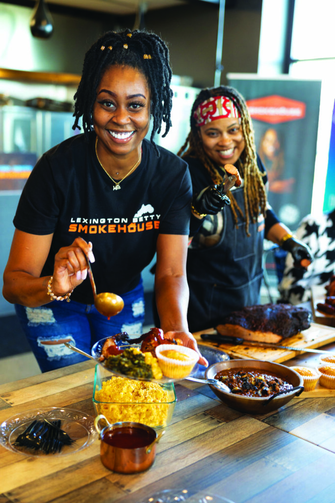 Tanisha Griffin and Dominique at Lexington Betty Smokehouse (Photo by @JAMES_GUSTIN)