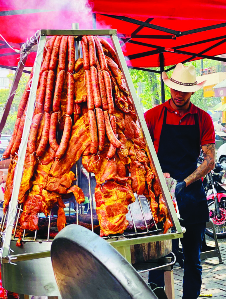 Food Vendor in Medellin (Photo by Mark Chesnut @departure_level)