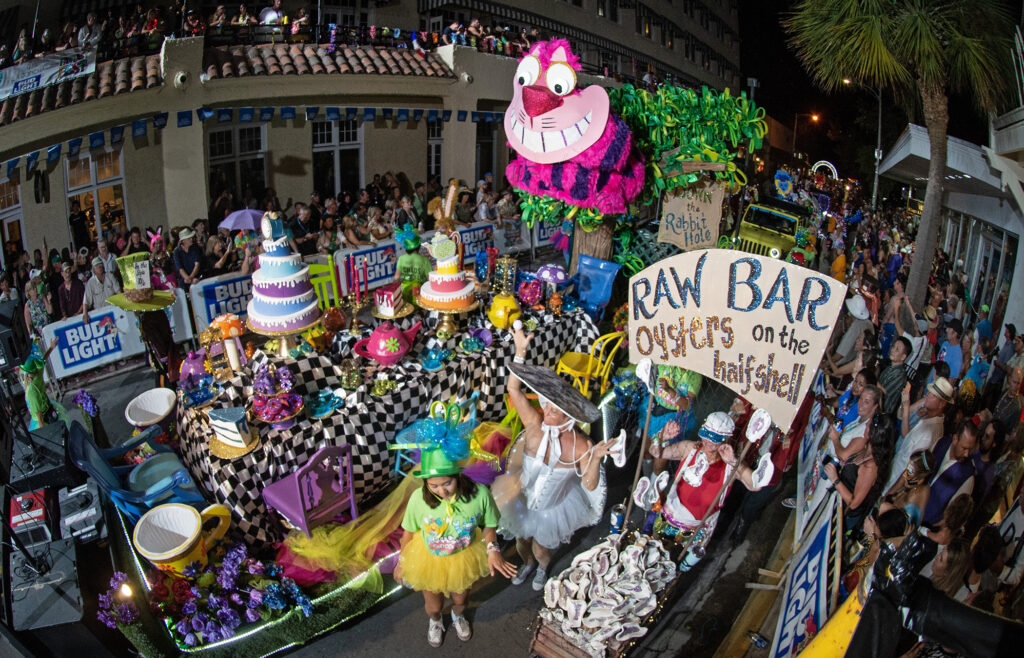 Alice In Wonderland Fantasy Fest Parade (Photo by Andy Newman, Florida Keys News Bureau)