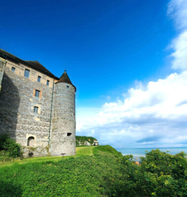 Chateau de Dieppe on the Cliffs (Photo by C. Ludgate)