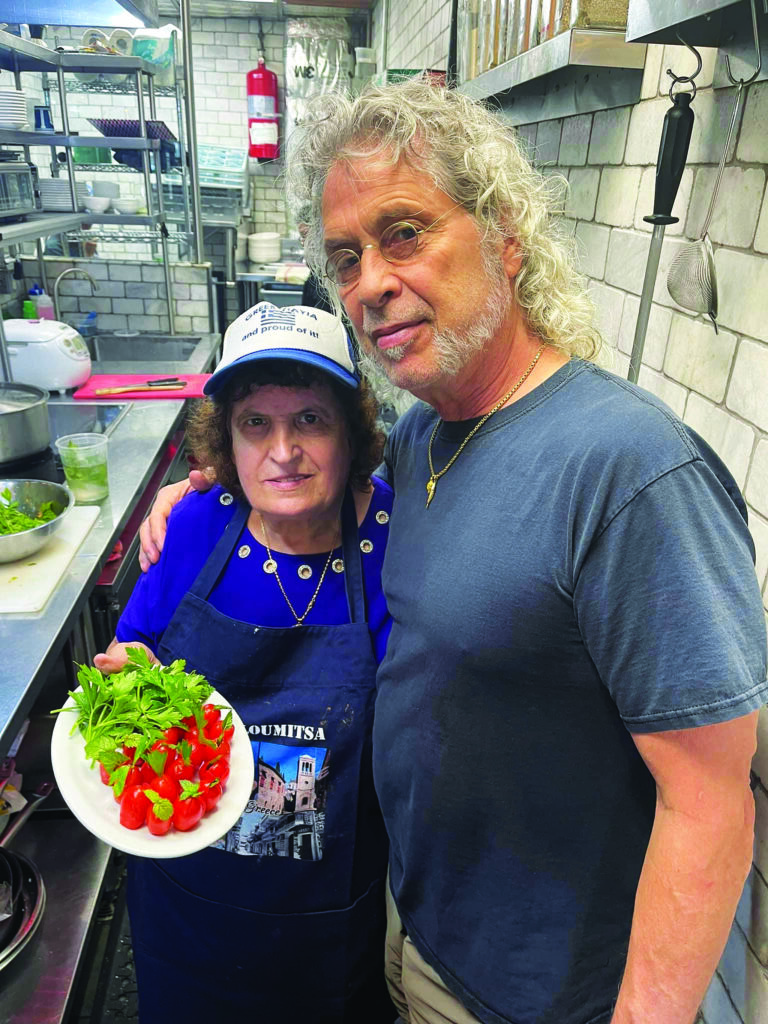 Nonna Ploumitsa from Greece and Jody Scaravella at Enoteca Maria (Photo by Enoteca Maria)