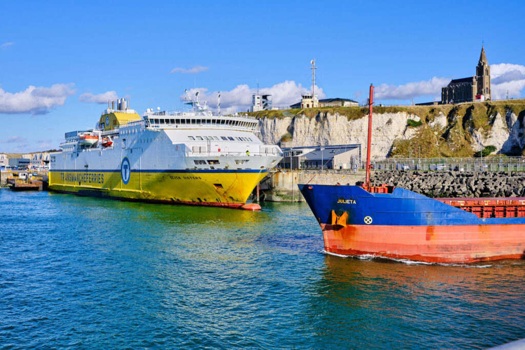 The Port in Dieppe, Normandy France (Photo by Nigel Wiggins)