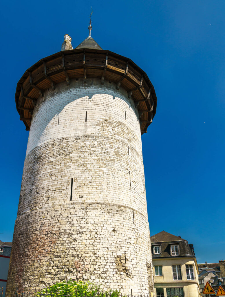 The remains of the castle Donjon de Rouen where Joan of Arc iwas imprisoned (Photo by Leonid Andronov)