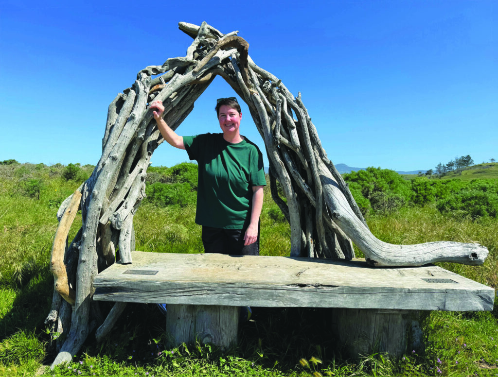 The Author Enjoying Fiscalini Ranch Preserve Near Cambria (Photo by Kelsy Chauvin)