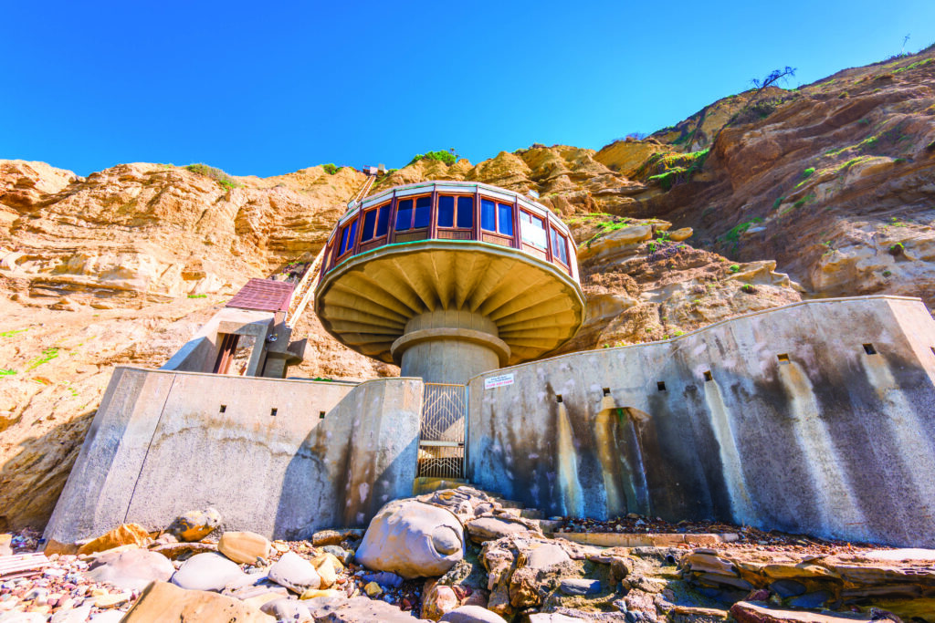 Mushroom House on Black's Beach (Photo by Sean Pavone)