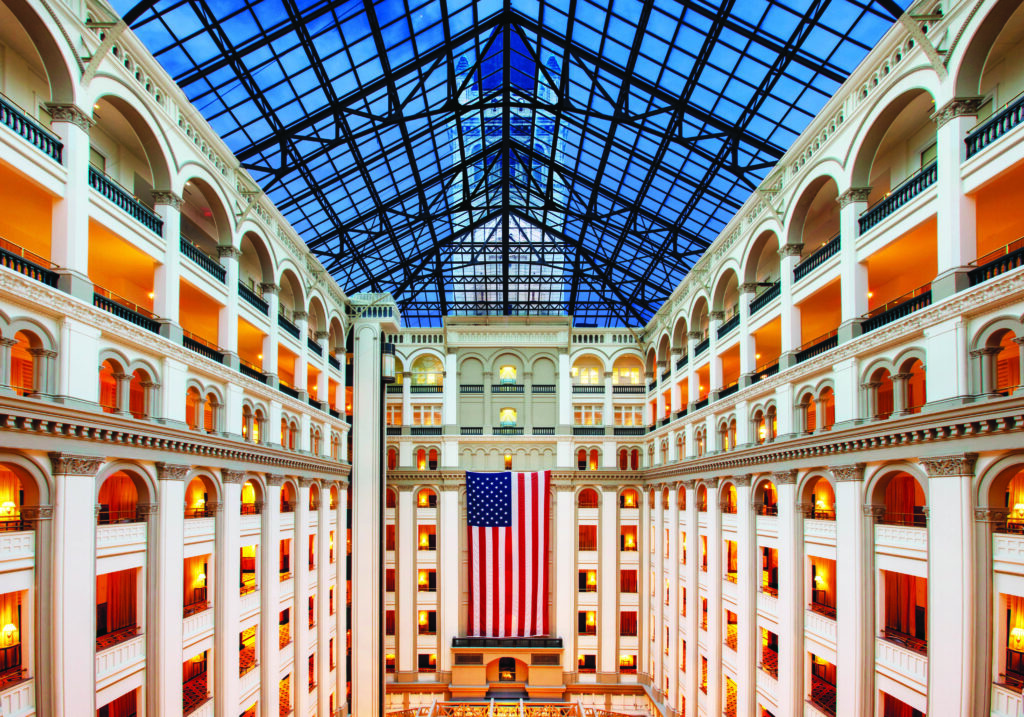 Waldorf Astoria Washington DC Atrium (Photo courtesy of Hilton)