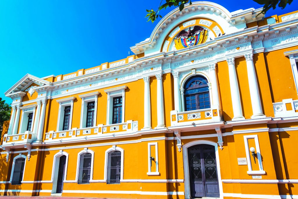 Historic City Hall of Santa Marta (Photo by Jess Kraft)