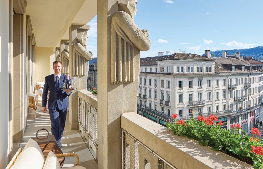 Mandarin Oriental Savoy Zurich Presidential Suite Balcony