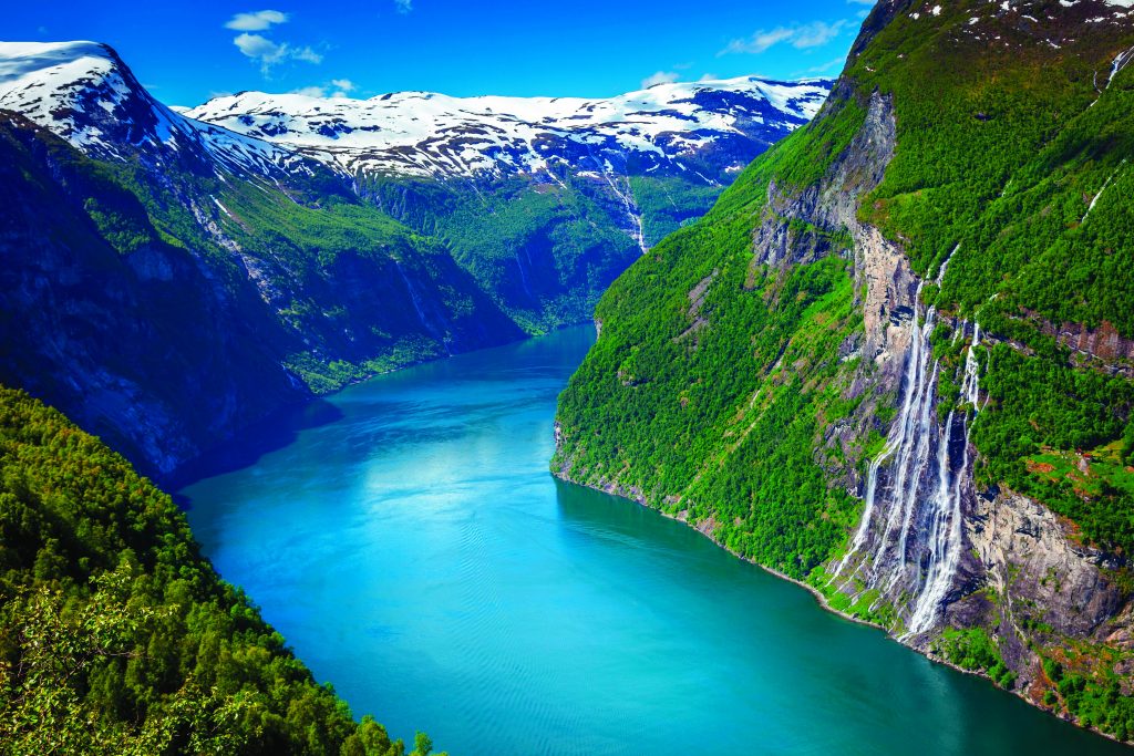 Gierangerfjord and Seven Sisters Waterfalls (Photo by PositiveTravelArt)