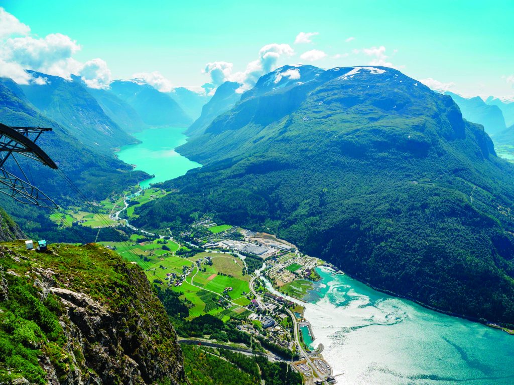 View From The Mount Hoven Skylift Near Nordfjordeid (Photo by Marisa Estivill)