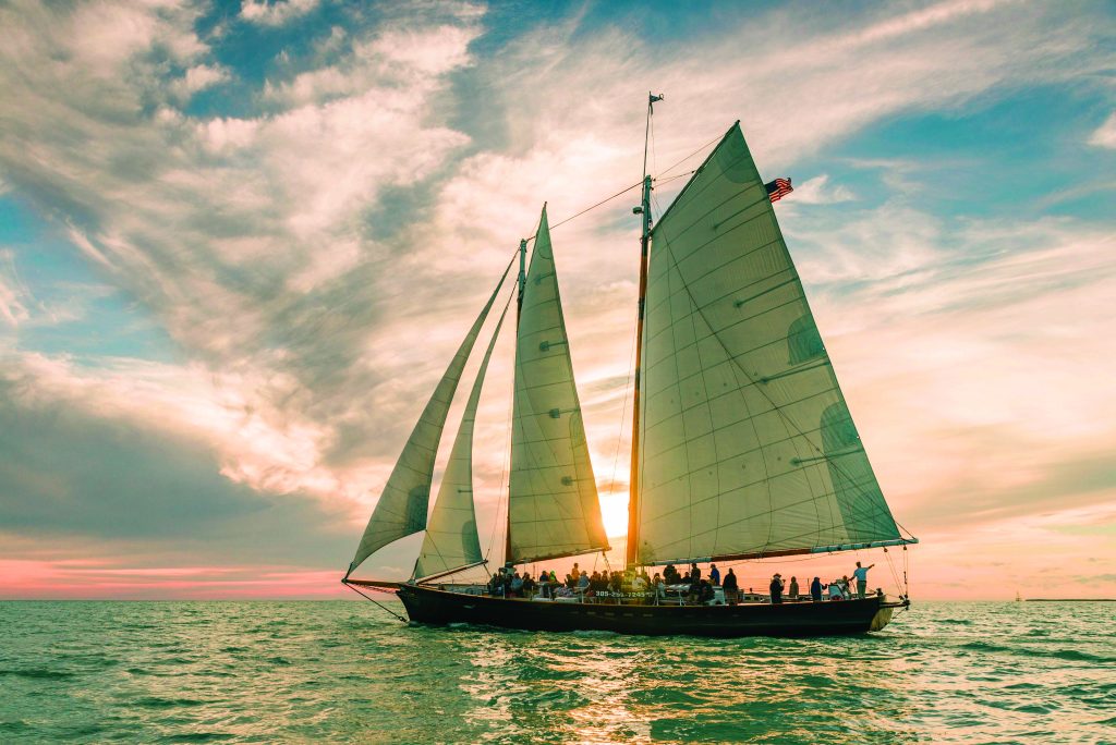 America 2.0 Sailing In Key West (Photo by Classic Harbor Line)