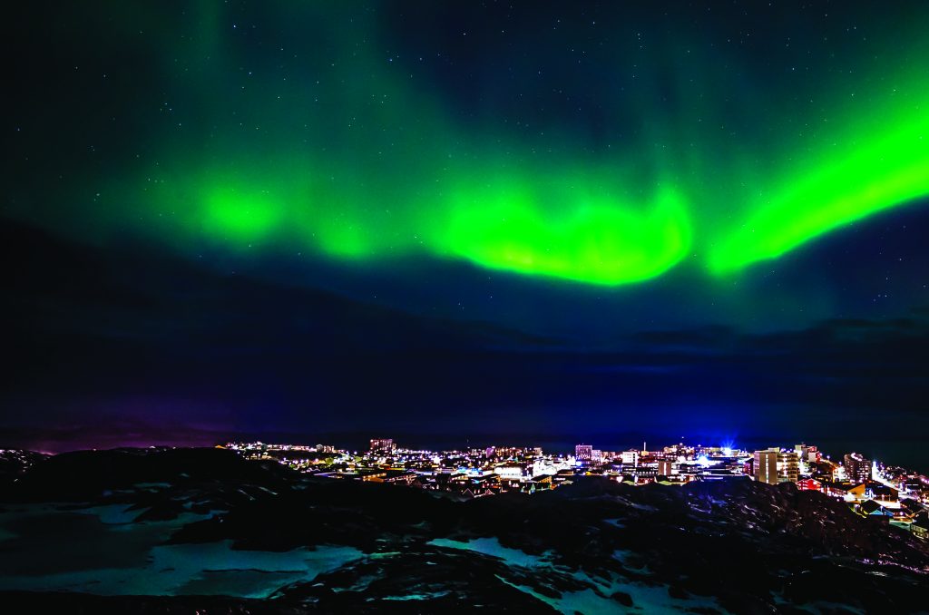 Northern Lights In Nuuk, Greenland (Photo by Vadim N)