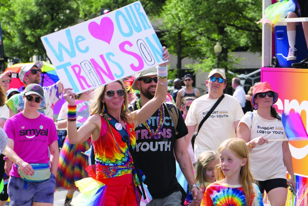 Celebrating Pride in DC (Photo by Del Jones Pictures)