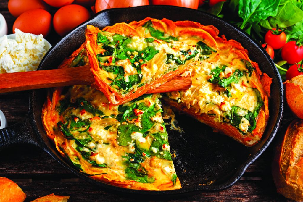 Spinich and Feta Quiche (Photo by DronG)
